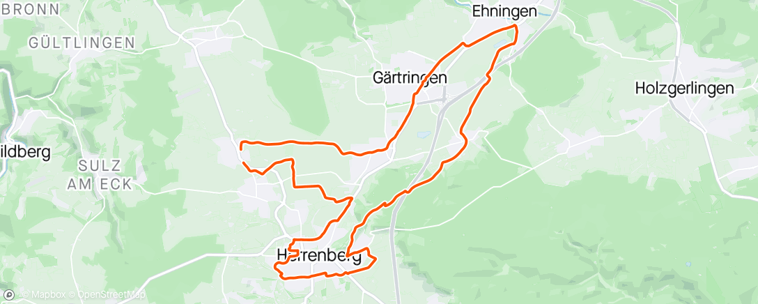 Map of the activity, Afternoon Gravel Ride