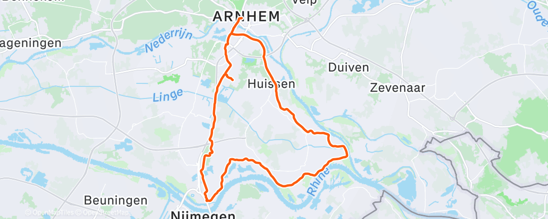 Map of the activity, Nightriders 💡