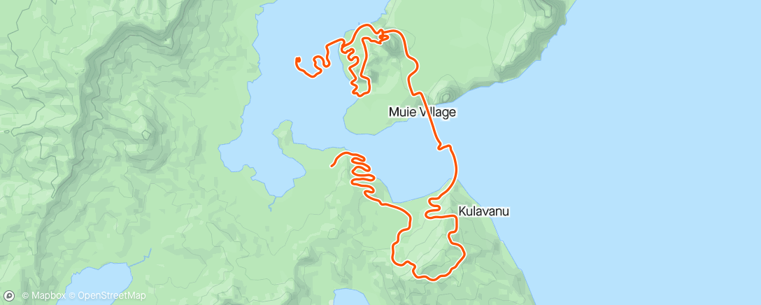 Mapa da atividade, Zwift - Watopia