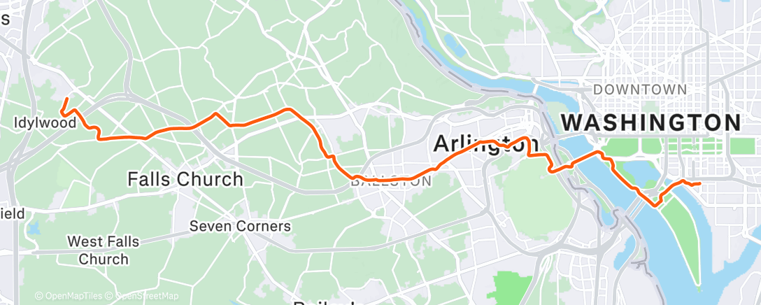 Карта физической активности (Cold and windy)