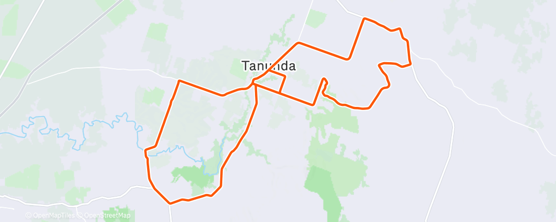 Map of the activity, Tour Down Under - Stage One