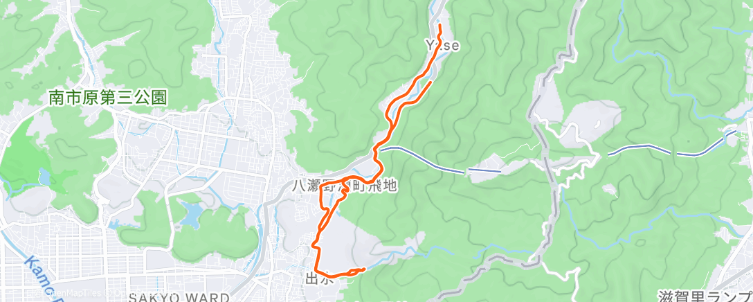 Map of the activity, 病み上がり砂遊び。