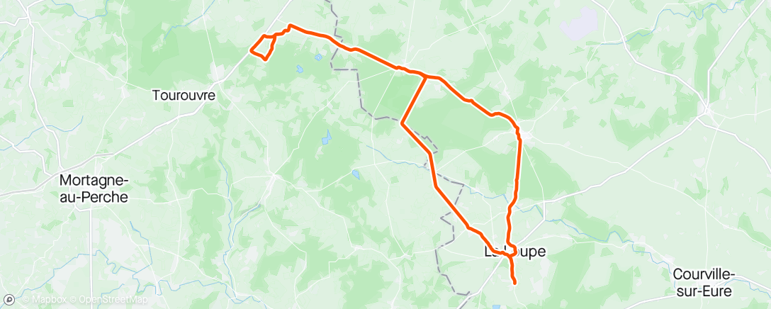 Map of the activity, Save the track bike