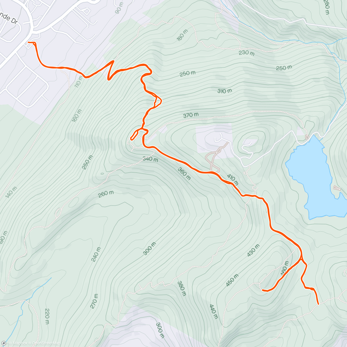 Map of the activity, Anniversary Hike w/ Lexi!!! 👫