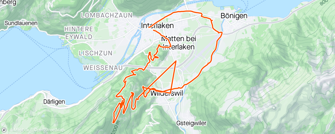 Map of the activity, Quick abenberg ride with  Giancarlo 
Cool ride