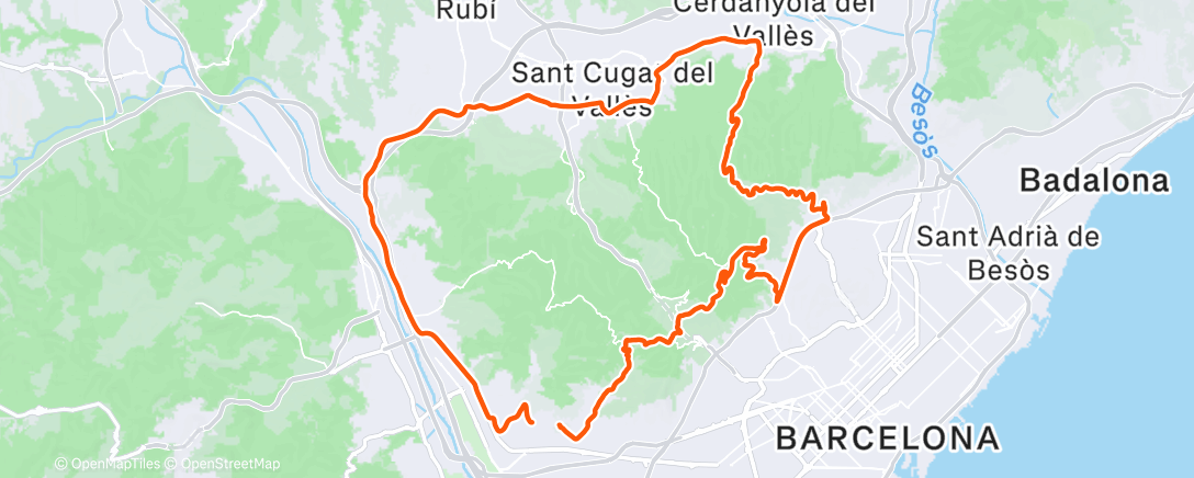 Map of the activity, Forat del vent