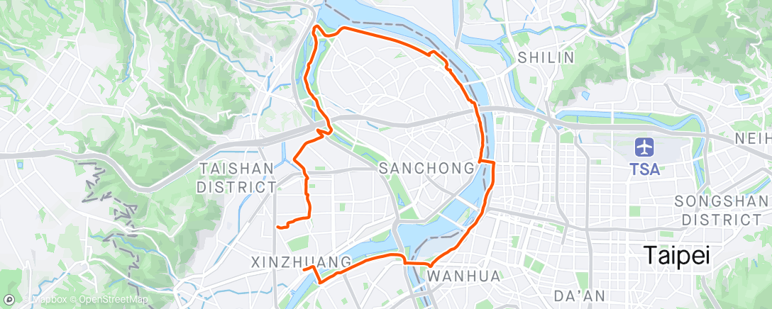 Map of the activity, 下午騎車
