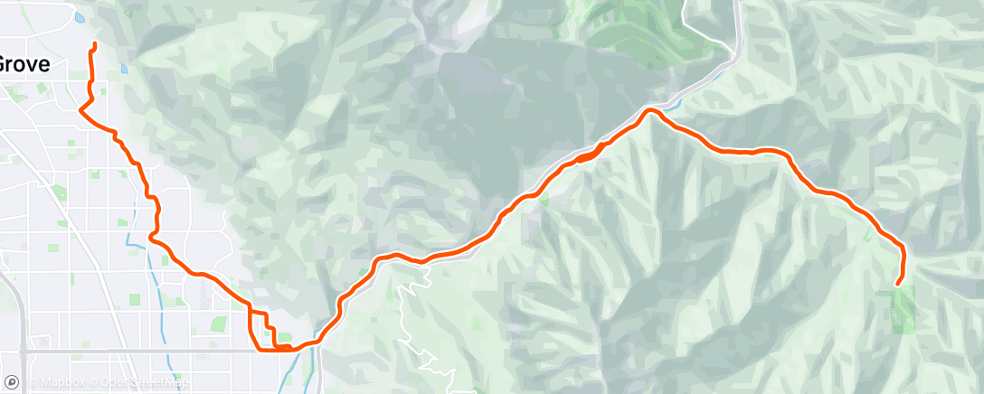 Map of the activity, South Fork