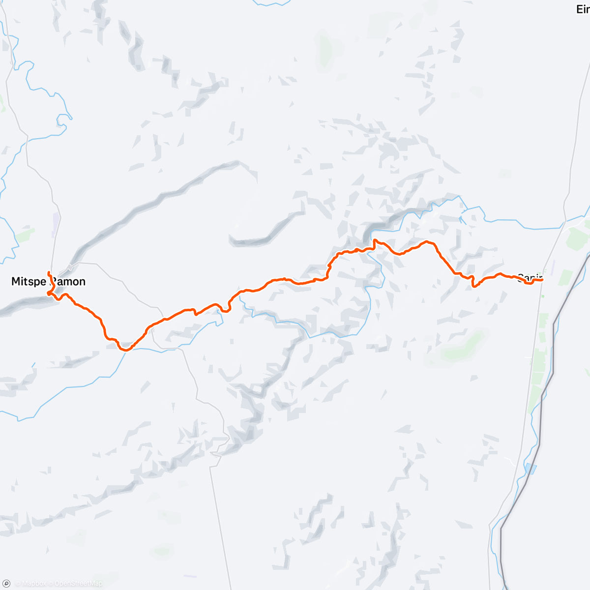 Map of the activity, מצפה לספיר