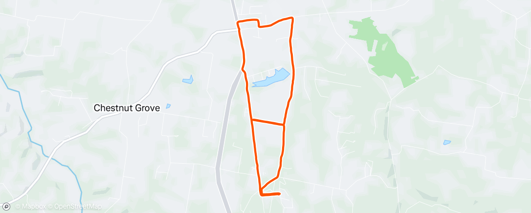 Map of the activity, Morning Run