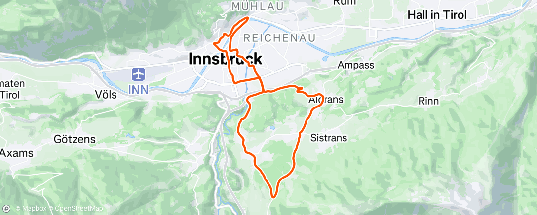 Map of the activity, Zwift - JOIN: 2018 Worlds Short Lap in Innsbruck