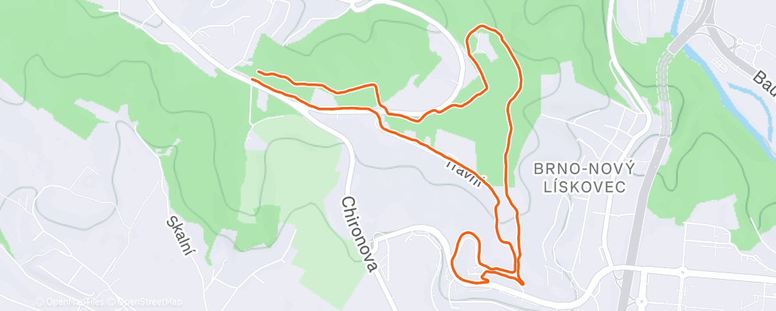 Карта физической активности (Lunch Run)