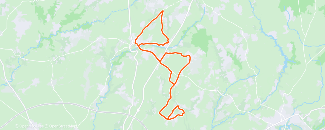 Карта физической активности (Sortie vélo dans l'après-midi)