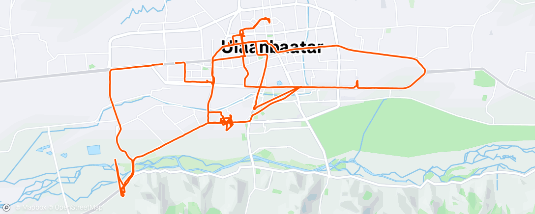 Map of the activity, 🚴🏼‍♂️📲Ip&otter📦