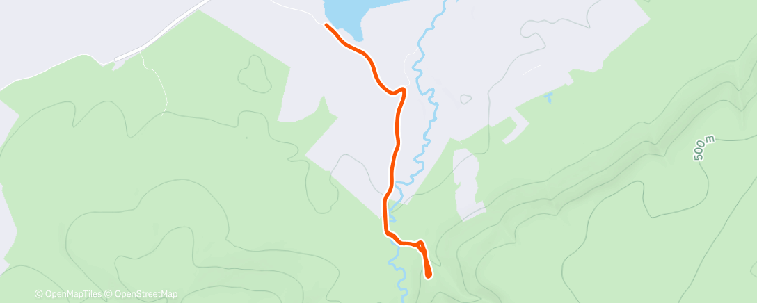 Карта физической активности (Misty Moorfoots with Isla)