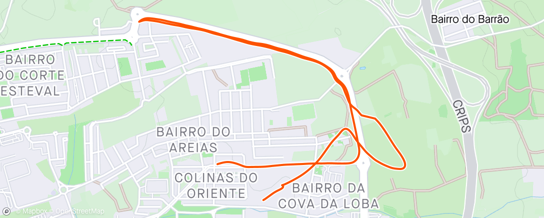 Map of the activity, GPS passou-se🙄