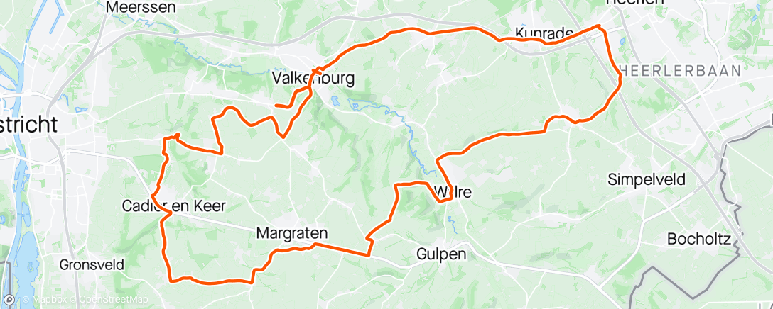 Map of the activity, Ritje Valkenburg