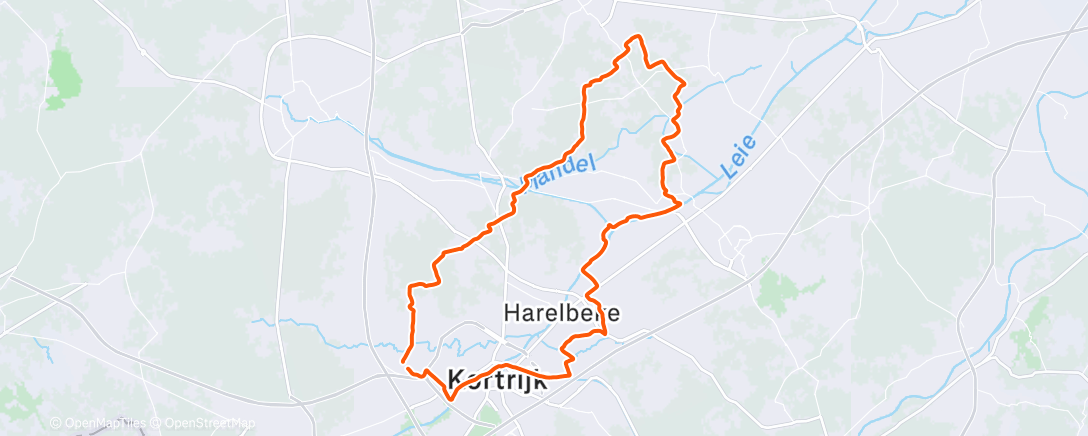 Map of the activity, Kerstkalkoen