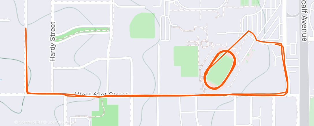 Карта физической активности (Biking next to the former bison)