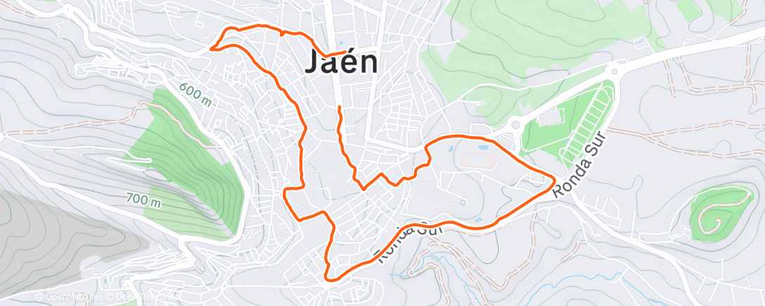 Map of the activity, Post Chiclana
