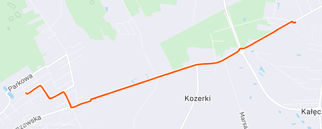 Map of the activity, Afternoon Ride