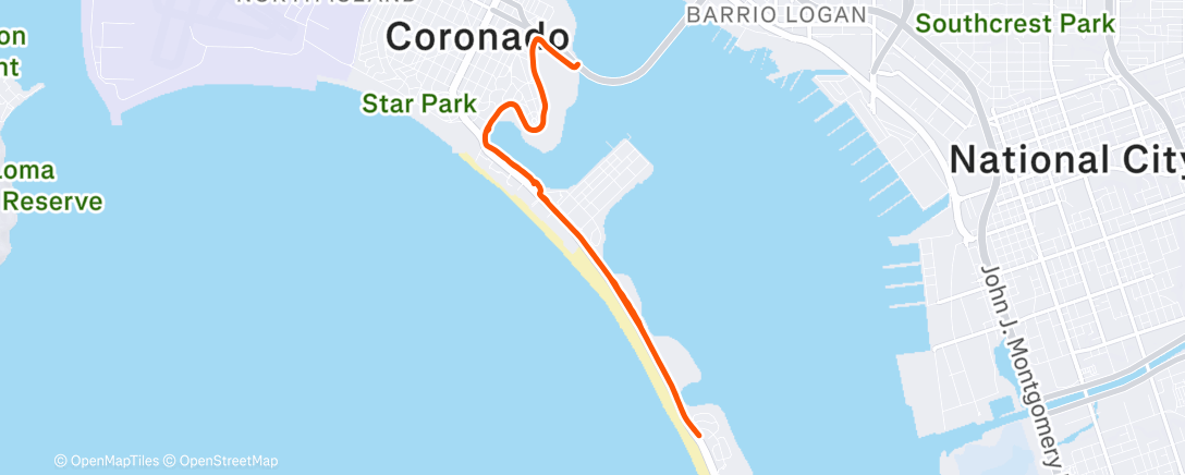 Карта физической активности (Morning Run)