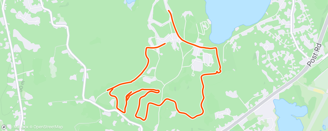 Mappa dell'attività Lunch Mountain Bike Ride