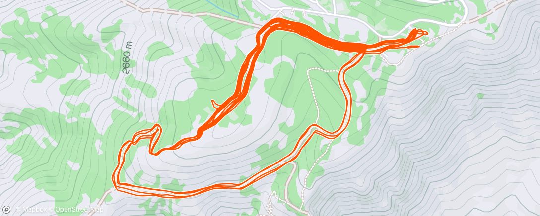 Map of the activity, Morning Run