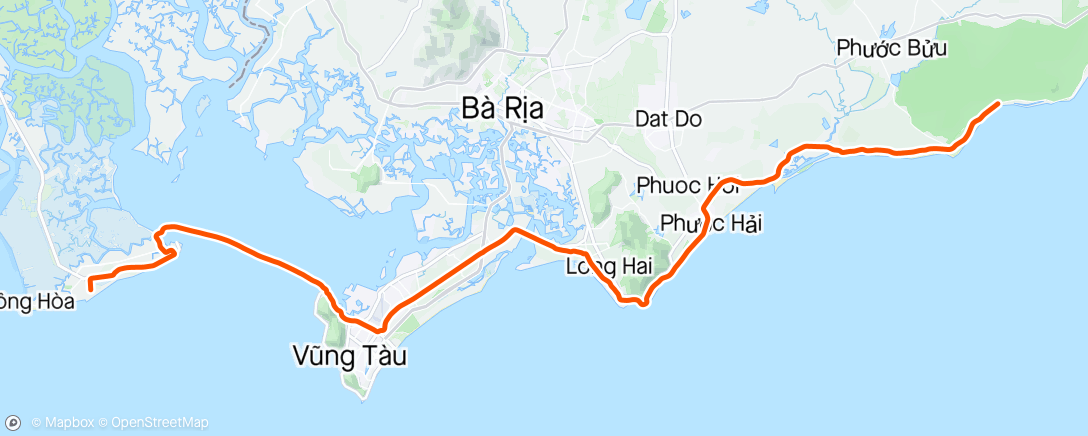 Map of the activity, Hồ Cốc