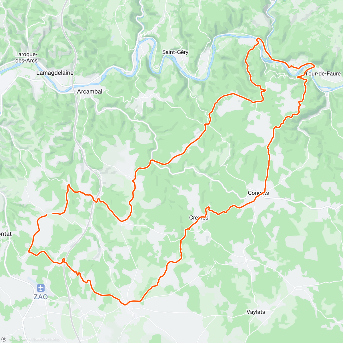 Map of the activity, Visite chez Gabriel