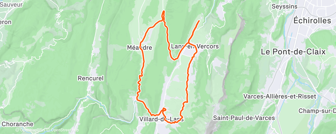 Map of the activity, Recup ☀️+❄️