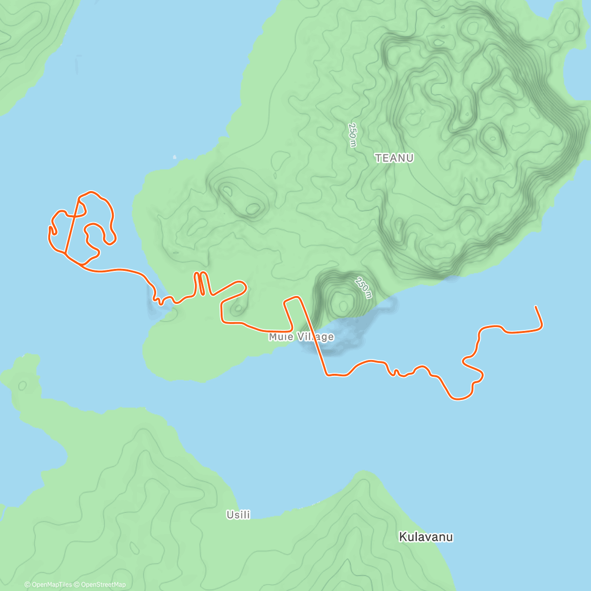 Карта физической активности (Zwift - Watopia's Waistband in Watopia)