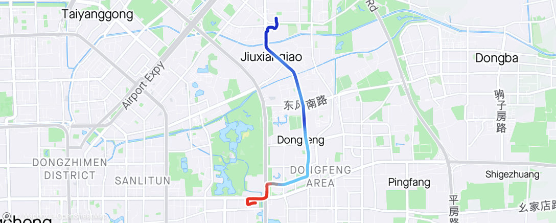 Map of the activity, 朝のe-Bikeライド