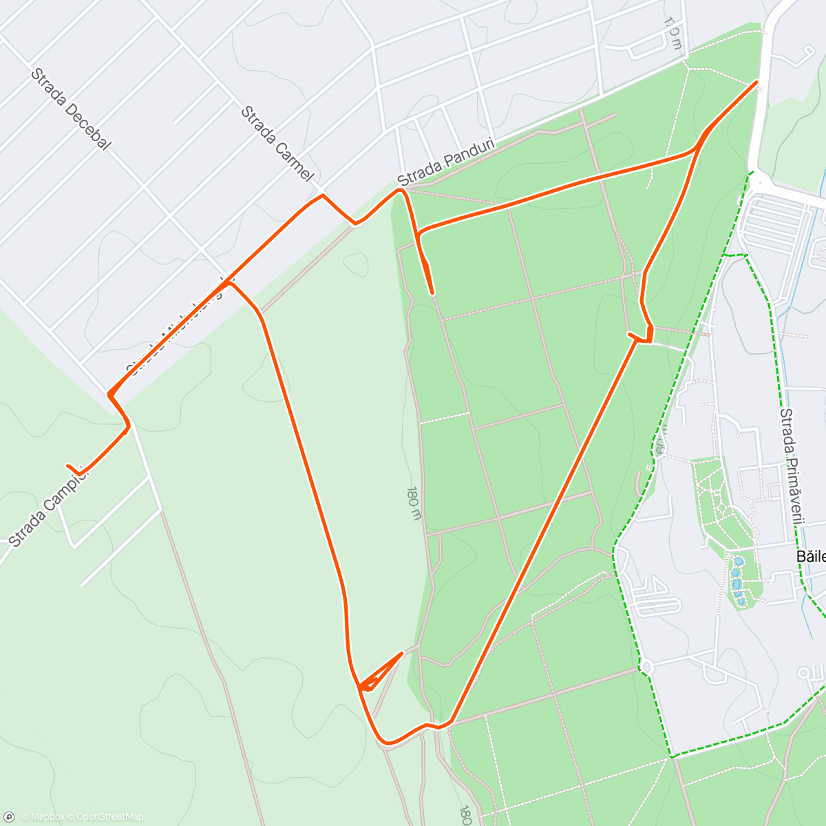 Map of the activity, Afternoon Ride cu Hercules, proba manșoane