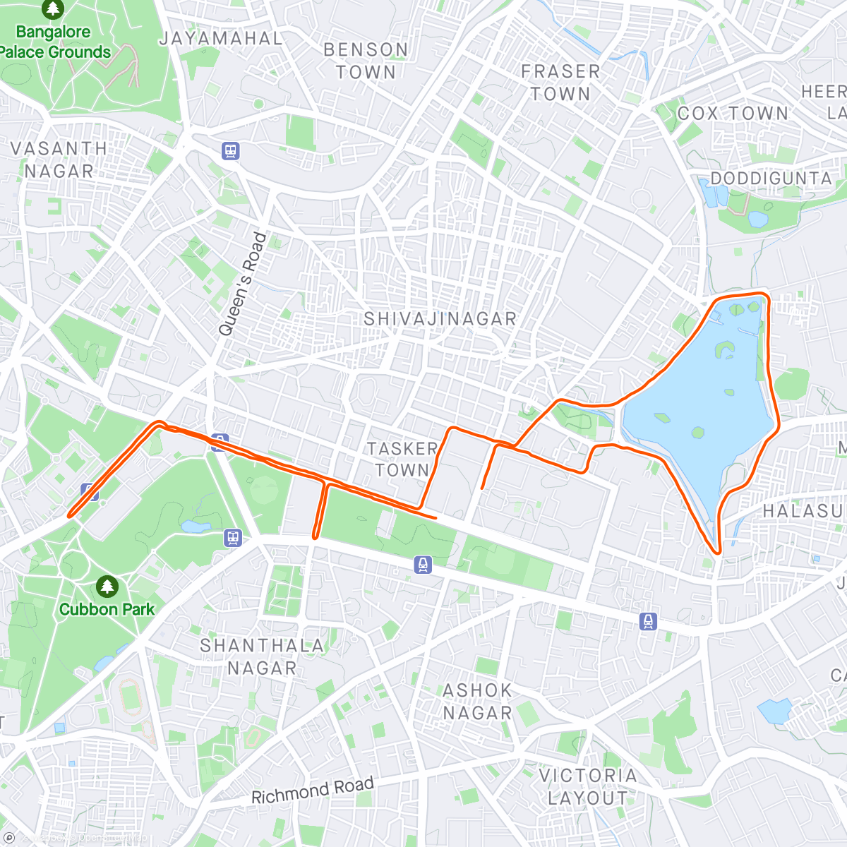 Kaart van de activiteit “Morning Run 28 Apr 2024 - 2”