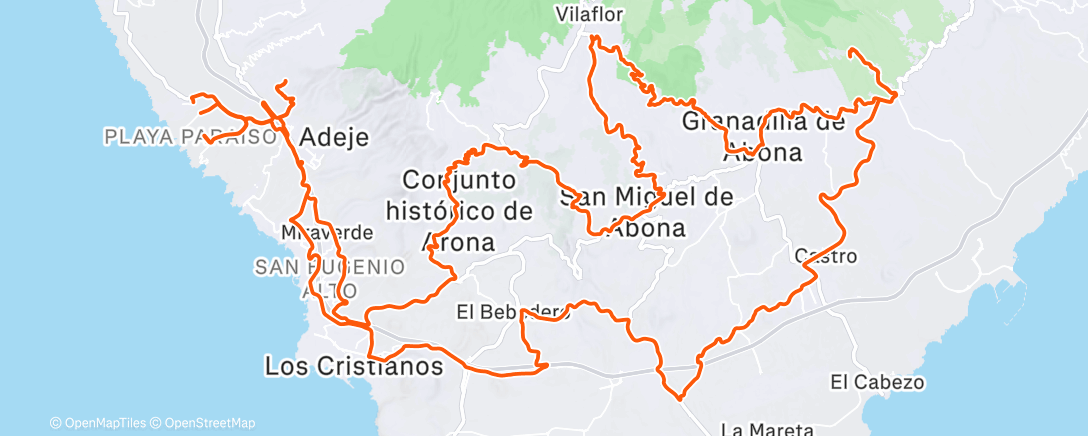 Map of the activity, Storm op komst