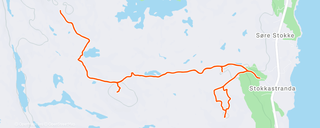 Map of the activity, Søre og Nordre Sålefjell , Håvalidfjellet