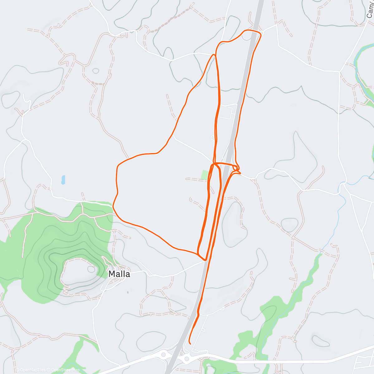 Map of the activity, intentant progressar en un dia normal💅🏽