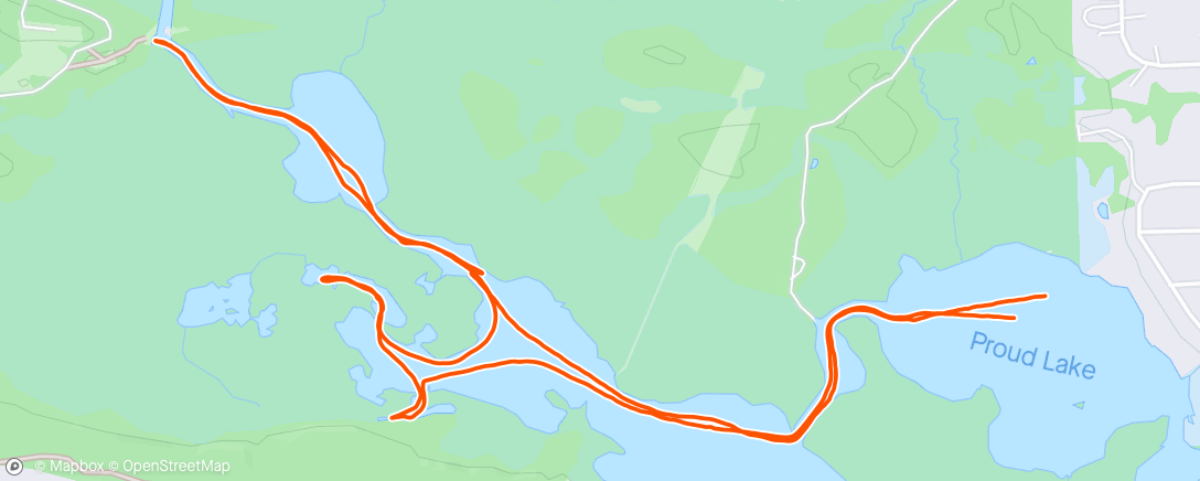 Kaart van de activiteit “Evening Hike”