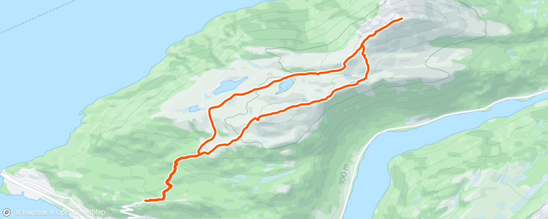Map of the activity, Sandvikhornet