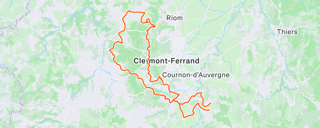 Map of the activity, Endurance 🌫️