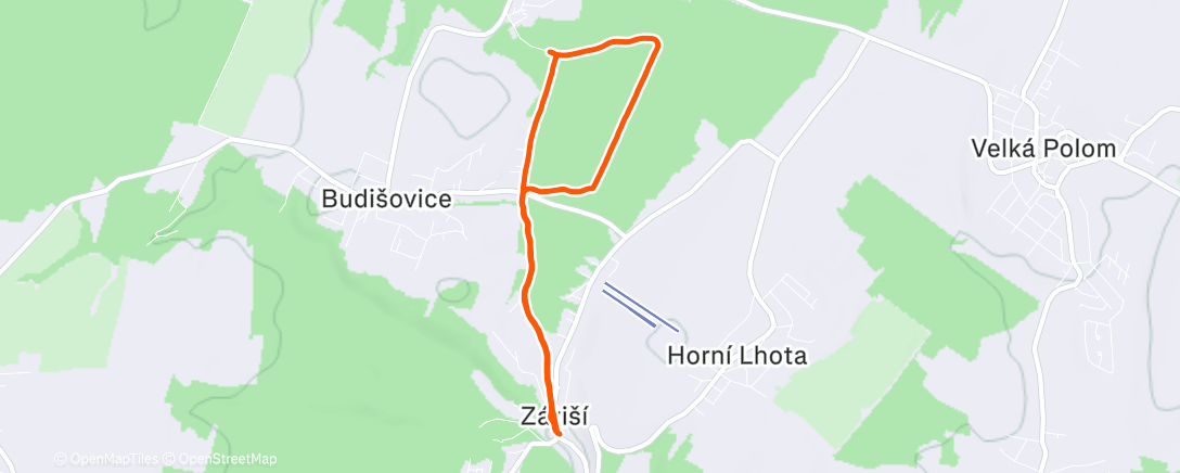 Карта физической активности (Morning Hike)