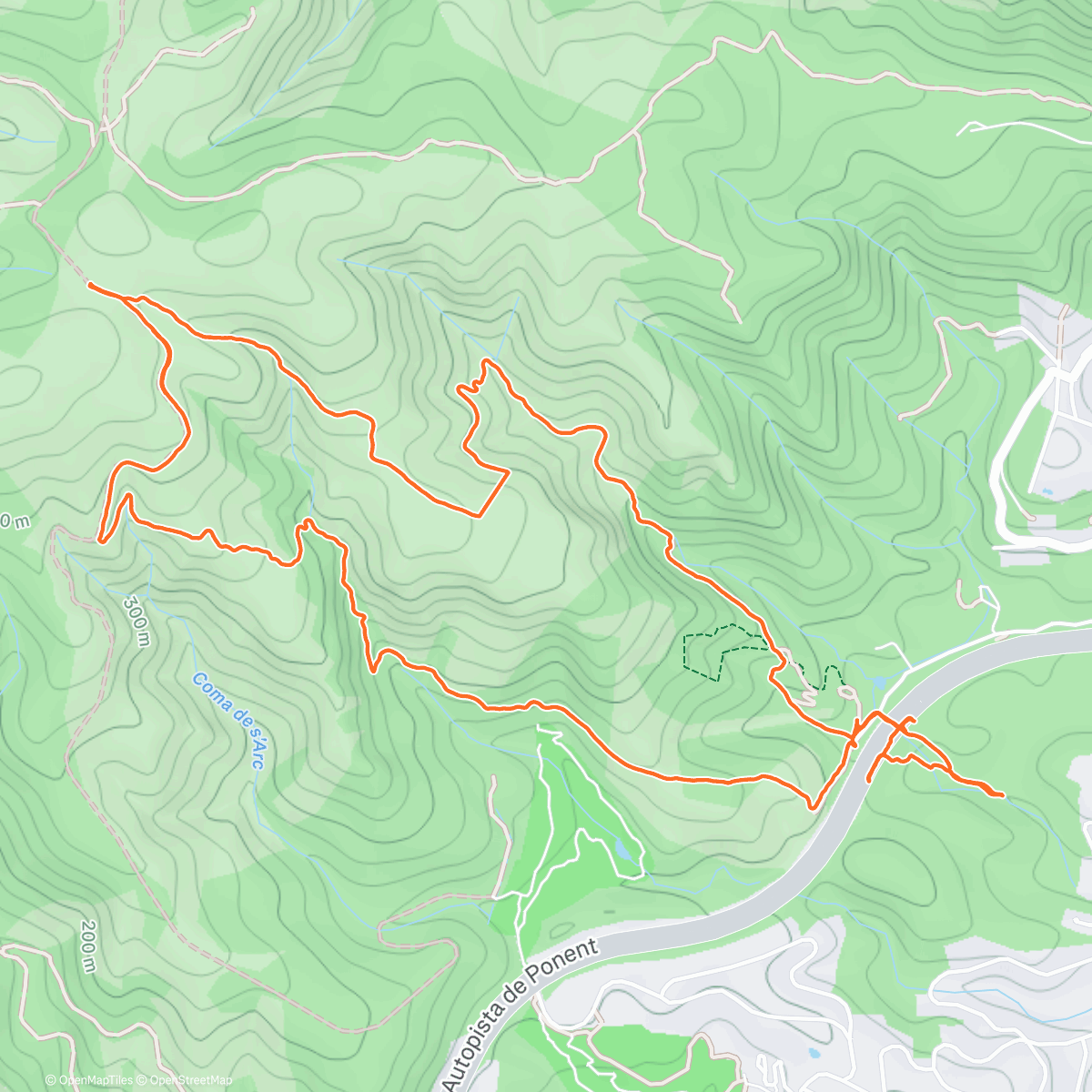 Map of the activity, Zum   Puig Gros auf Ziegenpfaden🐐