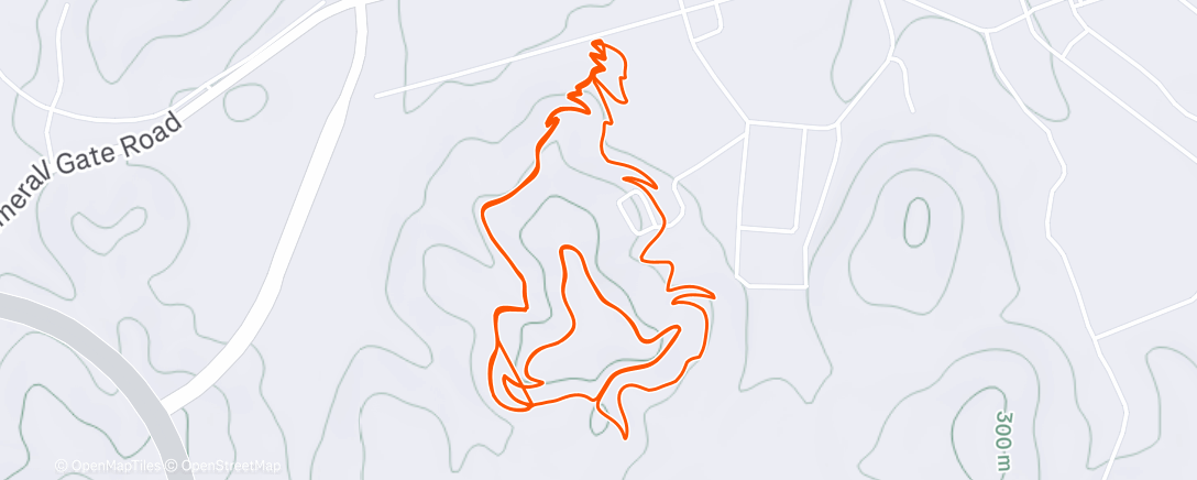 Map of the activity, Breezy Morning Ride