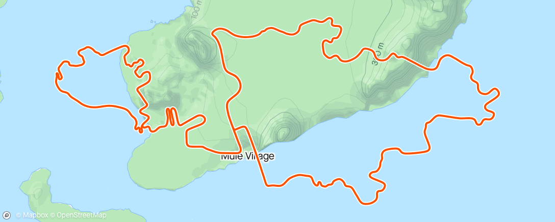 Map of the activity, Zwift - Pacer Group Ride: Triple Flat Loops in Watopia with Taylor