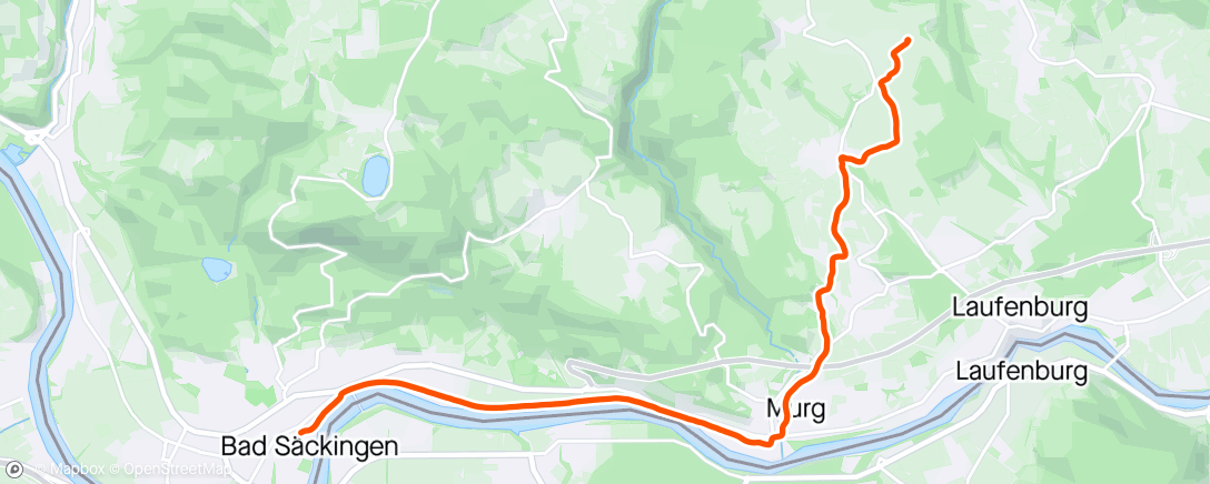 Карта физической активности (E-Bike-Fahrt am Nachmittag)