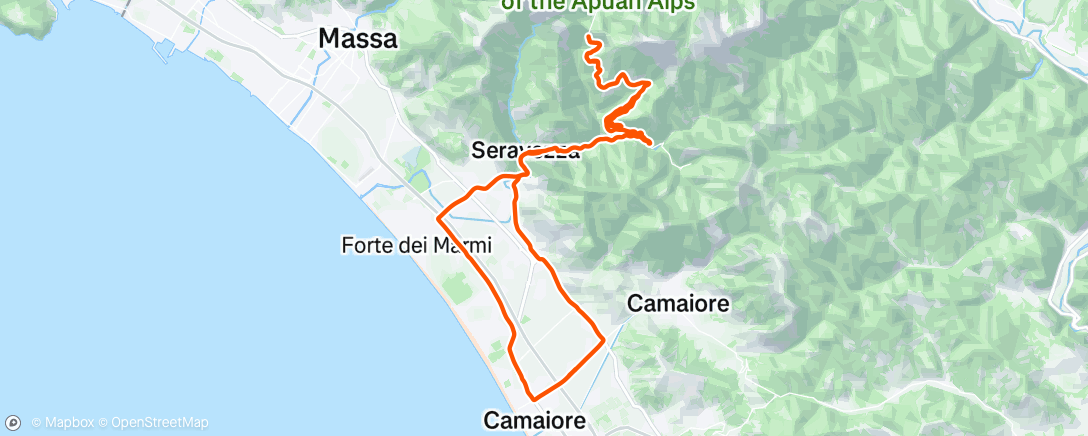 Map of the activity, Sweetspot sul Cipo