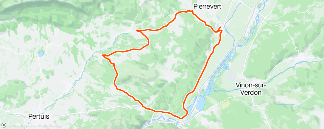 Map of the activity, Sortie vélo avec Luckas