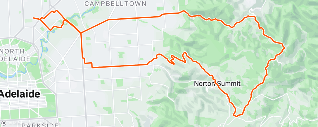 Map of the activity, Montacute