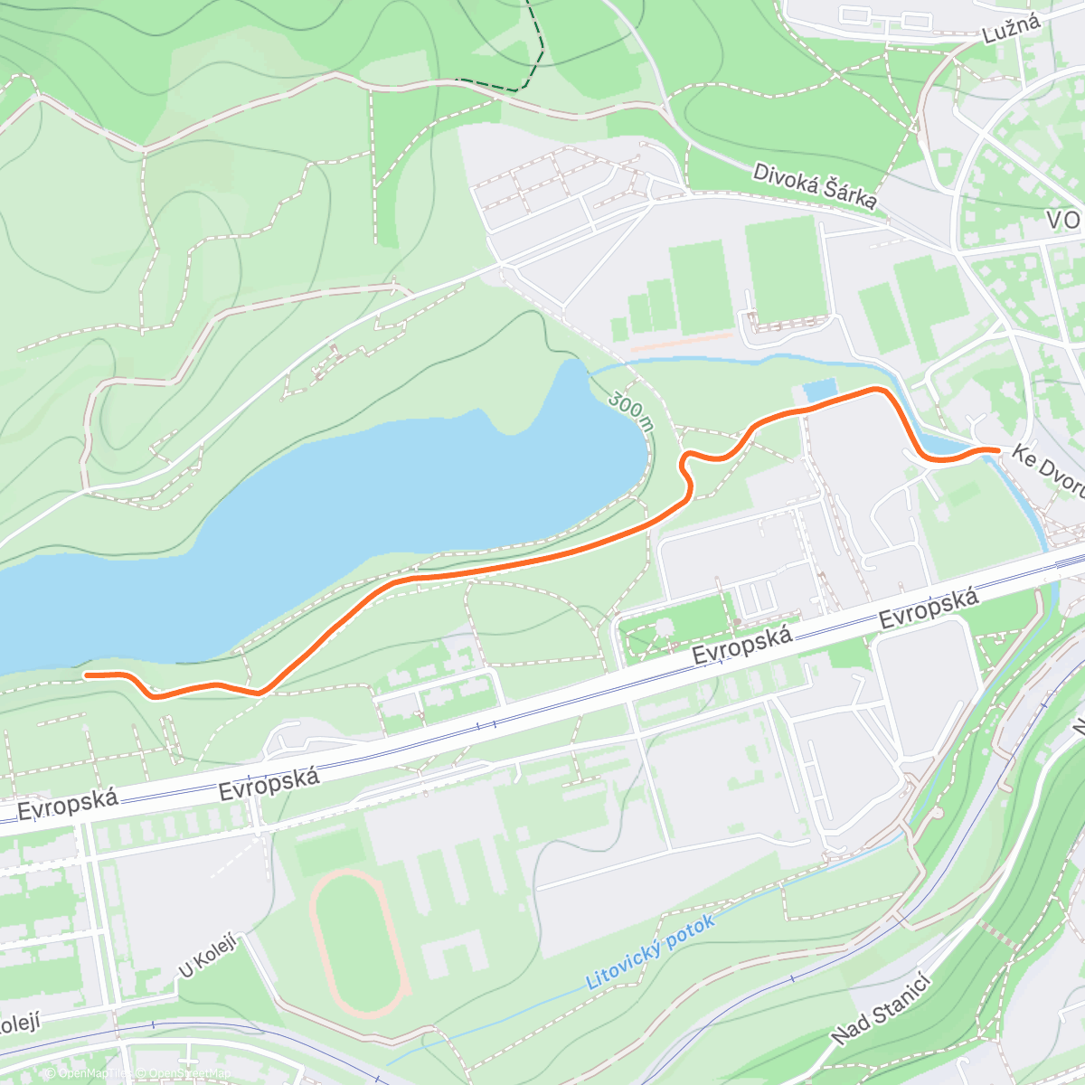 Map of the activity, Vykopat se, kdyz to rano nevyslo